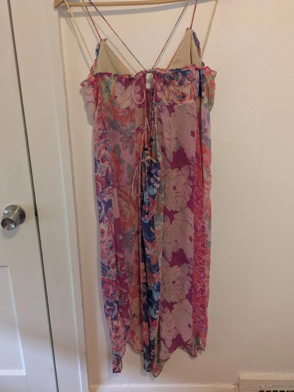 Free People Pink All The Pretty Things Tunic Slip Dress - Picture 9 of 16